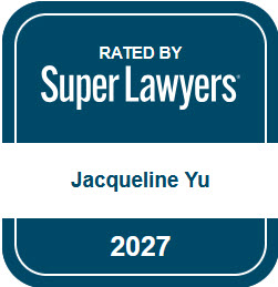 Rated by Super Lawyers Jacqueline Yu 2027